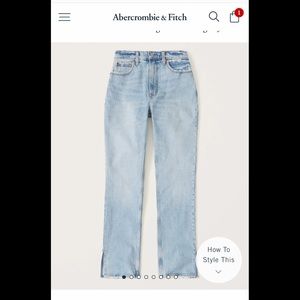 Curve Love Ultra High Rise Jeans (split hem)